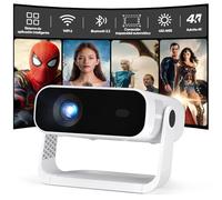 Proyector Inteligente con Aplicaciones integradas, resolución nativa 1080p, Compatible con 4K, 450 ANSI, Enfoque automático electrónico, corrección Trapezoidal automática, WIFI6 y Bluetooth 5.2.