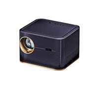 Proyector inteligente de voz Ai de 1080p para el hogar, dormitorio, cine en casa, proyector de pared directa (D como se muestra), pequeño regalo