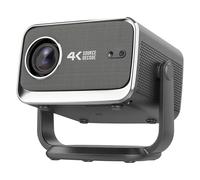 Proyector inteligente portátil 4K con rotación de 360°, WiFi 6, Bluetooth, Keystone automático, ideal para cine en casa y películas al aire libre