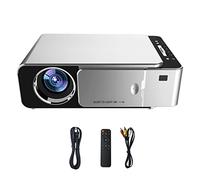 Proyector inteligente | Proyector de arte para adultos con sistema de supresión de ruido, proyector para teléfono, proyector HD 1080P mejorado, proyector compatible con Androids/iOS/Window/TV