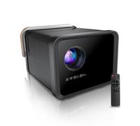 Proyector inteligente, proyector estéreo Cwowdefu 1080P con corrección trapezoidal automática, enfoque automático, función de evitación automática, funciones con WiFi 6, Bluetooth 5, compatible con iP