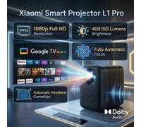 Xiaomi L1 Pro Proyector de alcance estándar 400 lúmenes ANSI LCD 1080p (1920x1080) Negro