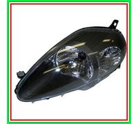 Proyector Izquierdo H4 Eléctrico Con Motor-Gris-Oscuro Mod 08 In Poi Fiat Gran