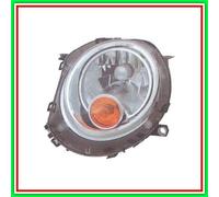 Proyector Siniestro H4 Eléctrico-Con Motor-Luz Naranja Mini (Bmw) R56-(