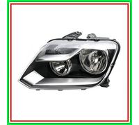 Proyector Izquierdo H7+H1 Eléctrico Con Motor-Negro-Versión Valeo Volkswagen-Am