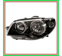 Proyector Izquierdo H7-H7 Eléctrico Con Motor Negro Fiat Palio-Albea-Strada Pick