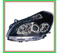 Proyector Izquierdo H7-H7-H1 Eléctrico-Con Motor-Fondo Negro Mod Sport Renault C