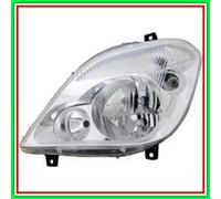 Proyector Izquierdo H7-H7-H7 Eléctrico Con Motor Mercedes Sprinter- (Año 2006-2