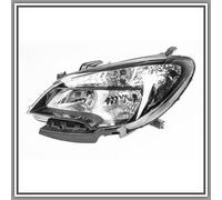 Proyector Izquierdo H7-Hb3 Eléctrico Con Motor Negro Opel Mokka-(Año...