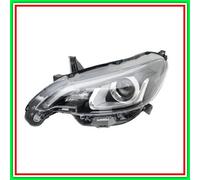 Proyector Izquierdo Hir2-Py21W Eléctrico Sin Motor-Negro-Led Peugeot-108-Mod.