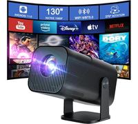 Proyector Keystone automático inteligente con WiFi y Bluetooth, rotación de 270°, mini proyector portátil AMX500, proyector nativo 4K 1080P, proyector de películas al aire libre compatible con laptop