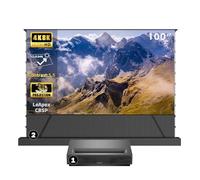 Proyector Láser Formovie Cinema Edge Ust 4K Smart Home Cinema 2100 ISO Liuming 2 + 32Gb Ultra Short Focus 4K Dlp Proyector (Projector + LeApex 100" CBSP Screen)