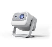 Proyector láser triple portátil JMGO N1S GTV, compatible con 4K, 1080P FHD, 850 lúmenes ISO, Netflix oficial, HDR10, corrección automática con cardán, proyector de cine en casa 3D de 200", altavoces D