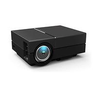 Proyector LED de 170 pulgadas completo 1080P compatible con USB para cine en casa reproductor multimedia de películas (color: blanco-fruta melocotón 5) (D) pequeño regalo