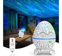Proyector LED de cielo estrellado, proyector de planetario galaxia con control remoto, luz nocturna polar con altavoz Bluetooth, efectos aurora, ruido blanco y estrellas para decoración de niños y