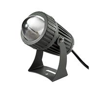 Proyector LED de Haz Larga Distancia 20W Foco Exterior IP67 A Prueba Agua Distancia Irradiación 100 M, Para Construcción Muros Exteriores, Señalización Caminos (White light, 85-265V)