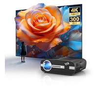 Proyector LED de luz diurna 1000 ANSI, 4K Smart Home Cinema Proyector de techo 1080P FHD Proyector Android 5G WiFi6 Bluetooth para juegos de películas compatible con HDMI USB RJ45 LAN 50% Zoom 4D