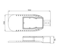 Proyector LED ECO AREA SPD 90W 827 IP66 GY 4058075557710