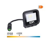 Proyector LED EDM - 10W - 800lm - 4000K Luz Dia