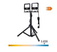 Proyector LED EDM - Con Tripé - 2x30W - 2x2370lm - 6400K Luz Fria