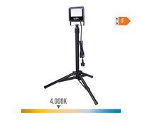 Proyector LED EDM Con Tripé - 30W - 2370lm - 4000K Luz Dia