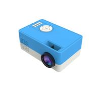 Proyector LED mini doméstico de alta definición J15 1920 x 1080P con trípode (azul y blanco)