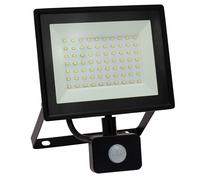 Proyector LED Noctis Negro IP44 50W 4300lm Cálido 3000K Con Sensor De Movimiento