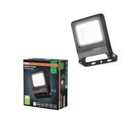 Proyector LED OSRAM ENDURA FLOOD PC 30W, blanco frío 4000K, 3000 lúmenes, IP65, 100% aluminio reciclado, soporte de montaje de 180°, 100 lm/W, gris,2-Pack
