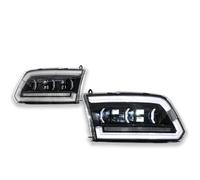 Proyector LED para Coche, Luz Diurna para Dodge para Ram 1500 2500 2009 2010 2011 2012 2013 2014 2015 2016 2017 2018 Coche Faro Principal Montaje