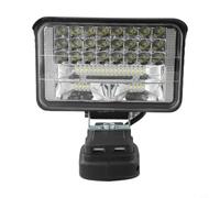 Proyector LED portátil de 5 pulgadas para camping senderismo (B) | Diseño portátil ligero, gancho para colgar incluido, ideal para camping, pesca, viajes de senderismo