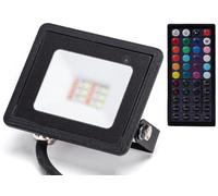 Proyector LED RGB IP65 220VAC 10W con control remoto