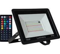 Proyector LED RGB+W IP65 220VAC 50W 3000Lm con Mando