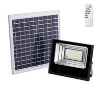 Proyector LED Solar 120W 6500K Panel: 6V/15W Batería: 3,2V/8000MaH Control Remoto [HO-SOLARFL-120W-01] | Greenice