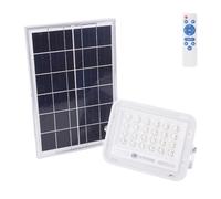 Proyector LED Solar 30W 6500K Panel: 6V/6W Batería: 3,2V/3000MaH Control Remoto [HO-SOLARFL-30W-02] | Greenice
