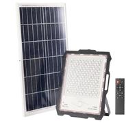 Proyector LED Solar 400W 2257Lm Sensor_Control Remoto Panel:5V 45W Batería: 3,3V 45.000Ma [LUM-MJ-DW904] | Lumiastra|Greenice