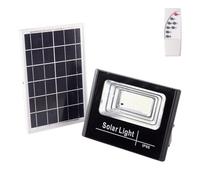 Proyector LED Solar 45W 6500K Panel: 6V/6W Batería: 3,2V/3000MaH Control Remoto [HO-SOLARFL-45W-01] | Greenice