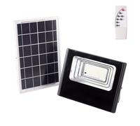 Proyector LED Solar 45W 6500K Panel: 6V/6W Batería: 3,2V/3000MaH Control Remoto [HO-SOLARFL-45W-01] | Greenice