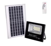 Proyector LED Solar 65W 6500K Panel: 6V/8W Batería: 3,2V/5000MaH Control Remoto [HO-SOLARFL-65W-01] | Greenice