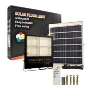 Proyector LED Solar JNL-74411 100W 224 LEDs 850 lúmenes IP67 Panel separado