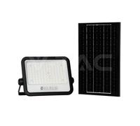 Proyector LED solar V-TAC 200W con mando a distancia con crepúsculo 2000-8000K