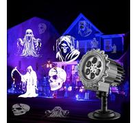 Proyector Light Halloween - Área exterior decorativa iluminación de agua - protegida por una iluminación de proyección para Jardines de porches | Terrazas para el Área Exterior del Tema de los jo