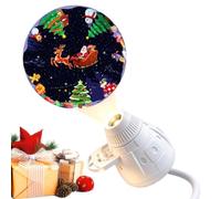 Proyector Luz de Navidad Decoración LED ajustable listo para enchufar | Proyector de luz nocturna para dormitorio para interior, hogar, techo, pared, cuarto de baño, salón, cumpleaños, cumpleaños