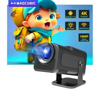 Proyector Magcubic 4K Android 11 nativo 1080P 390ANSI HY320 Dual Wifi6 BT5.0 1920*1080P proyector portátil de cine actualizado HY300 HY320-Grey