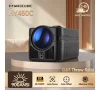 Proyector Magcubic 900Ansi Hy450C 8K 4K Nativo 1080P Ultra Corta Distancia Allwinner H726 Auto Offset Bt5.4 Wifi6 Asistente de Voz HY450C