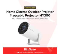 Proyector Magcubic HY300 Pro 4K Android 11 Dual Wifi6 260ANSI Allwinner H713 BT5.0 1080P 1280*720P Proyector de cine en casa para exteriores HY300-G