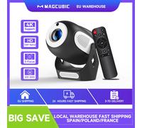 Proyector Magcubic HY300 X 4K 720P Android 11 con enfoque eléctrico 300Ansi Wifi6 BT5.0 proyector portátil sonido HIFI hogar al aire libre HY300X-2