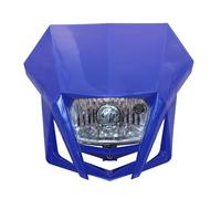 Proyector Moto Carenado Deportivo Doble para CRF 150 230 XR YP20 2016-2023 Placa Faro Delantero Moto Cross para Enduro Faro Motocicleta(Blue)