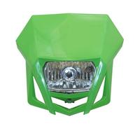 Proyector Moto Carenado Deportivo Doble para CRF 150 230 XR YP20 2016-2023 Placa Faro Delantero Moto Cross para Enduro Faro Motocicleta(Green)