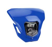 Proyector Moto Faro Delantero LED E24 para Motocross CRF 125 250 450L 450RL CR XR Luz Circulación Diurna Haz Alto/bajo Cross Faro Motocicleta(Blue)