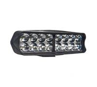 Proyector Moto Faros Delanteros para Motocicleta 8 12 Y 16 LED Luces Conducción Impermeables Auxiliares para Scooter Focos Externos Antiniebla Faro Motocicleta(1Piece 16 LED)